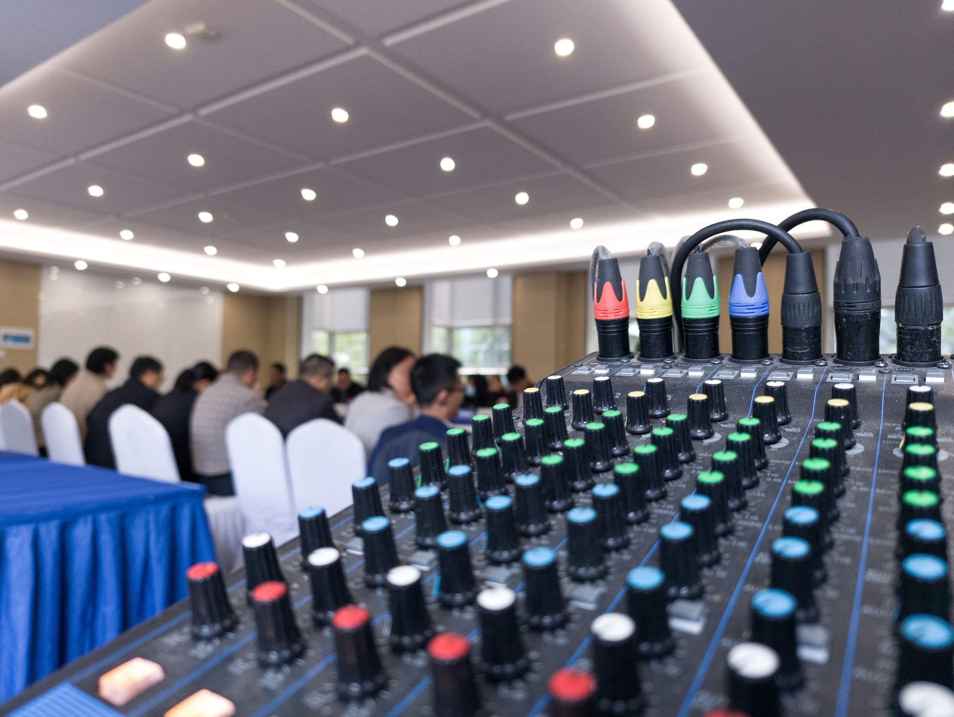 Audio Equipment with Knobs and Levers Sound System